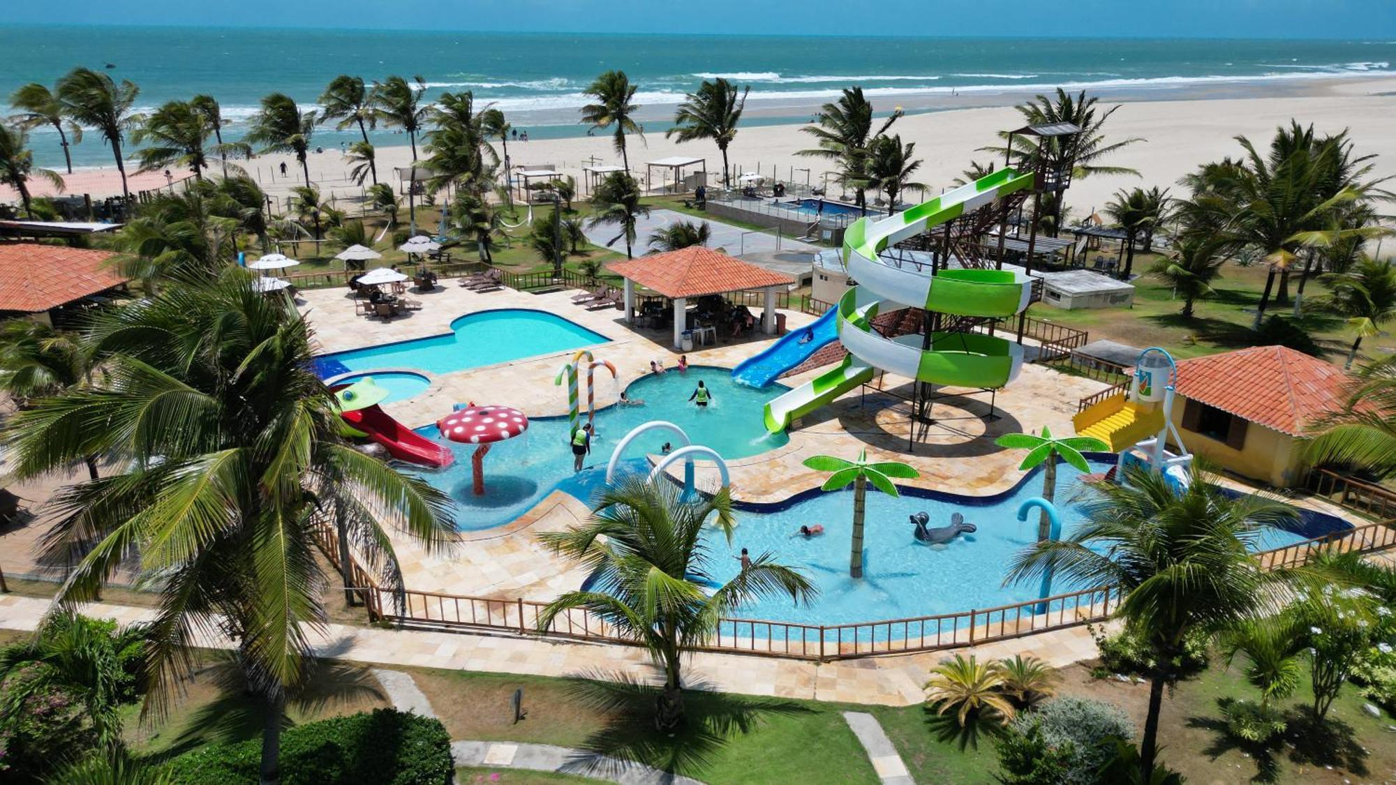 Jangadeiro Praia Hotel Resort - Parque Aquatico E Pe Na Areia Aquiraz Dış mekan fotoğraf