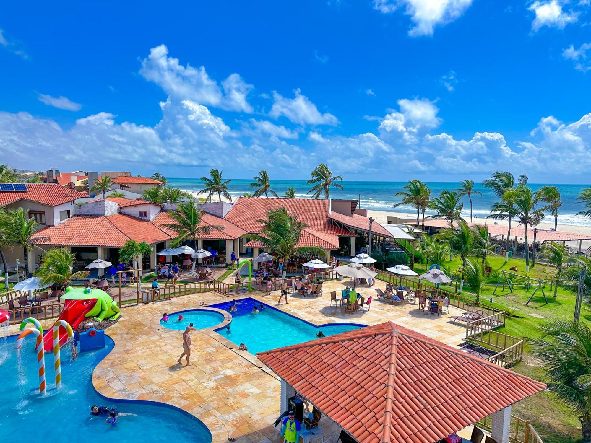 Jangadeiro Praia Hotel Resort - Pe Na Areia Aquiraz Dış mekan fotoğraf